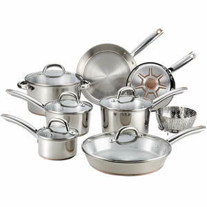 T-fal C836SD Ultimate Stainless Steel Copper Bottom 13 PC Cookware Set Review