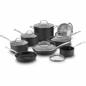 Cuisinart 66-14N 14 Piece Chef's Classic Non-Stick Hard Anodized Cookware Set Review