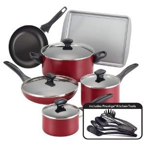 Farberware Dishwasher Safe Nonstick Cookware Pots and Pans Set 15 Piece Review