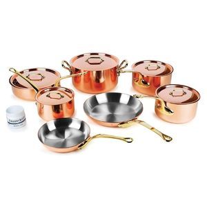 Mauviel M200B 12 Piece Copper Cookware Set