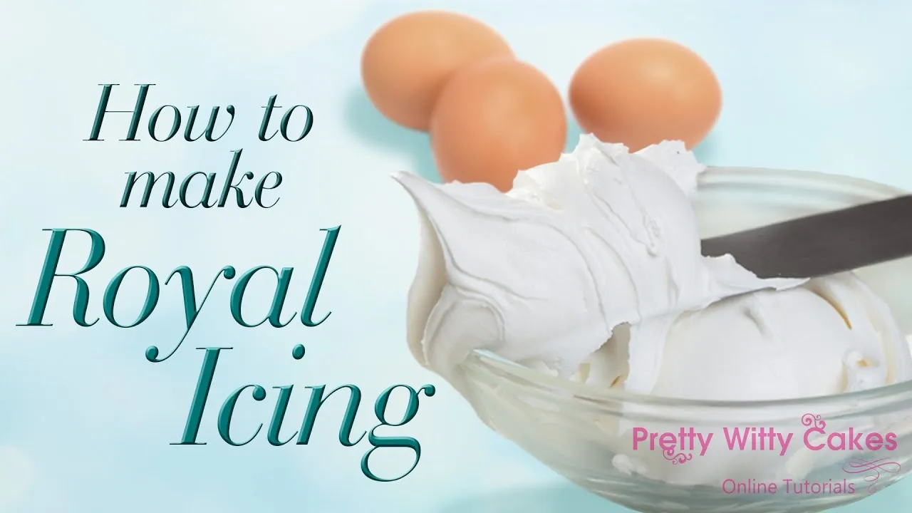 A home baker prepares ingredients for royal icing in a clean kitchen setting.