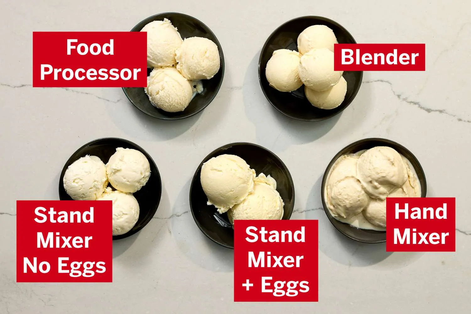 A home cook preparing dairy-free ice cream ingredients in a bright kitchen.